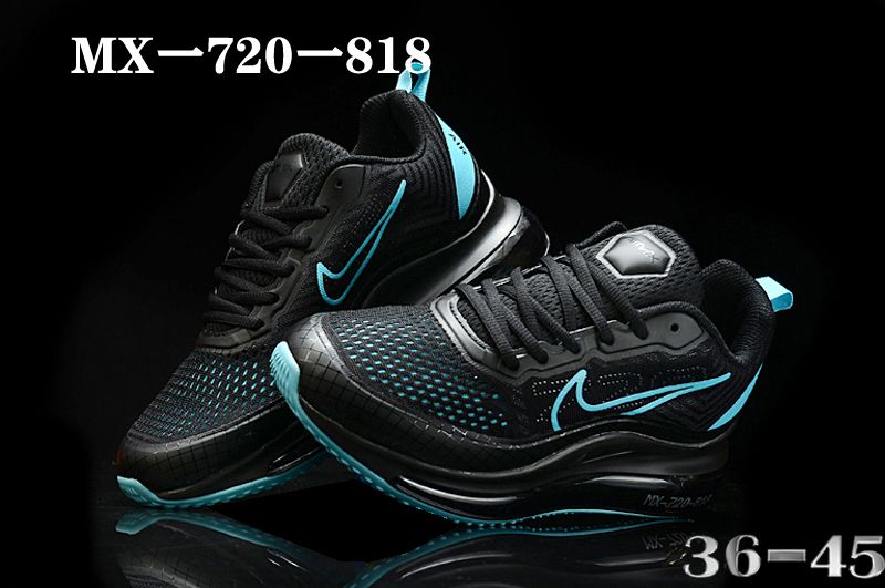 Women Nike Air Max 720-818 Black Jade Shoes